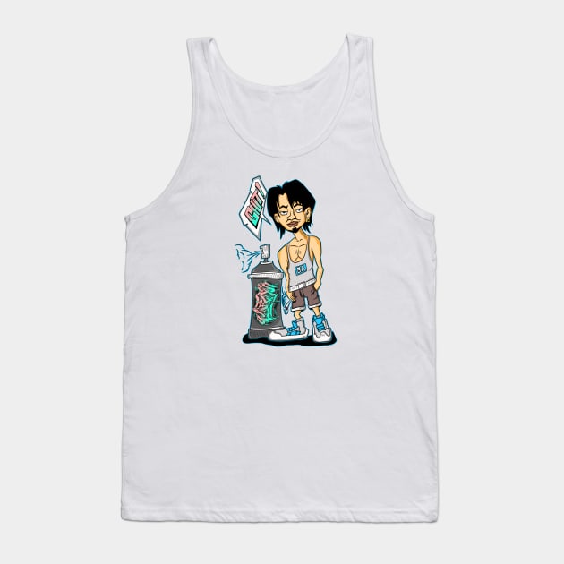 BAD BOY GRAFFITI Tank Top by Ghembikz Art